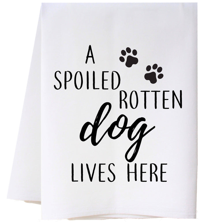 Dog Lives Here Kitchen Towel