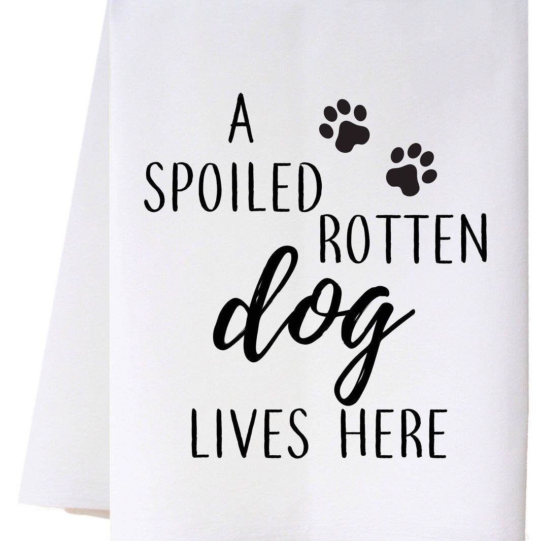 Dog Lives Here Kitchen Towel