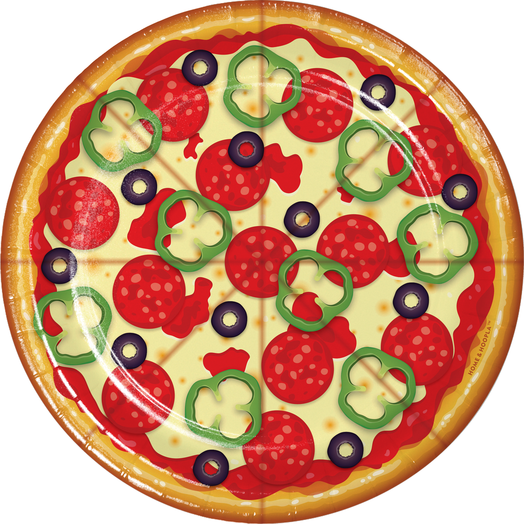 Pizza Party Plates - 16CT