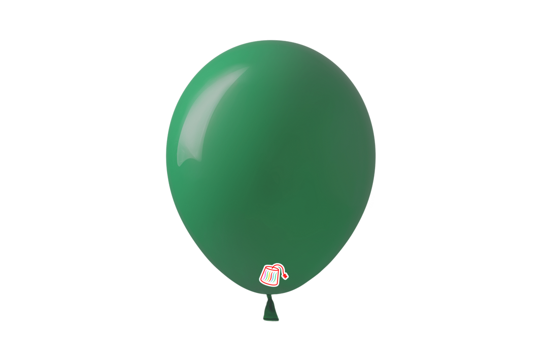 12" Latex Hunter Green Balloon - 25pk