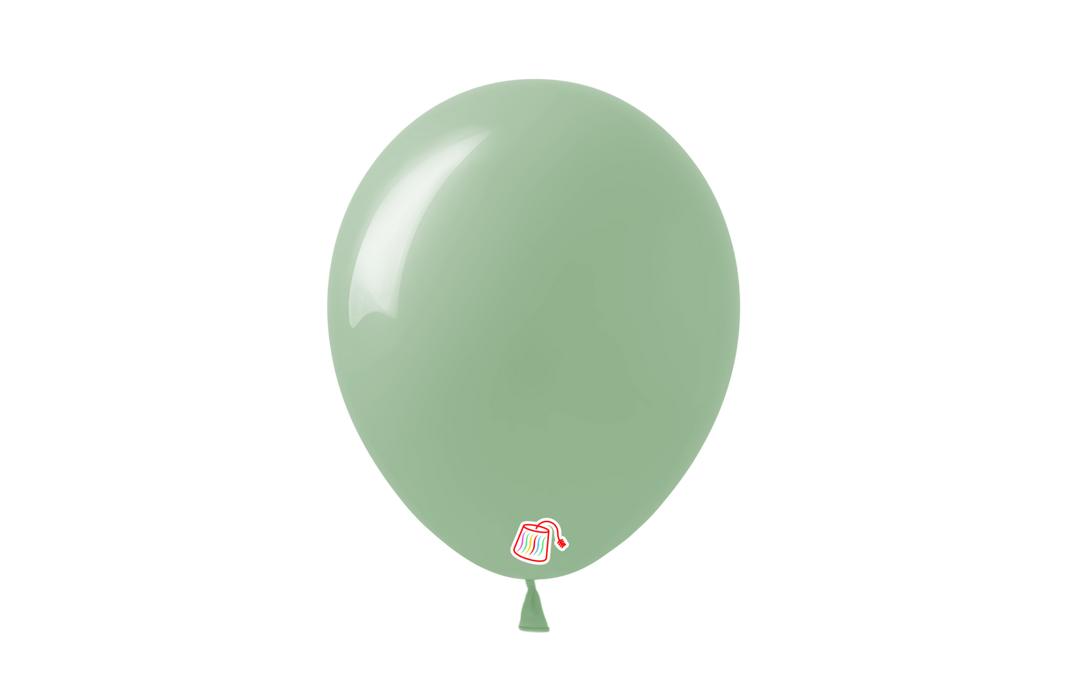 12" Latex Sage Green Balloon - 25pk