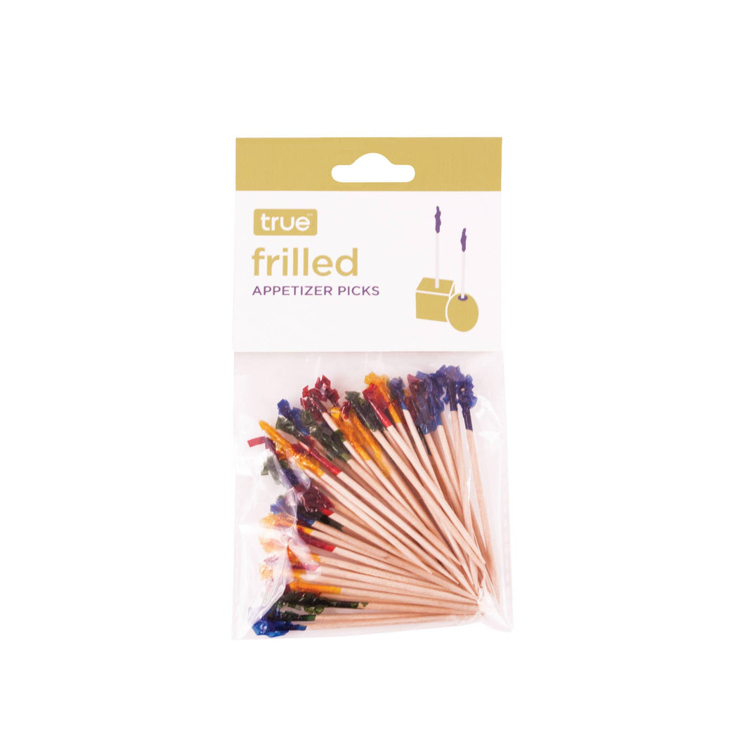 Party Disposable Frilled Appetizer Picks Pack of 50