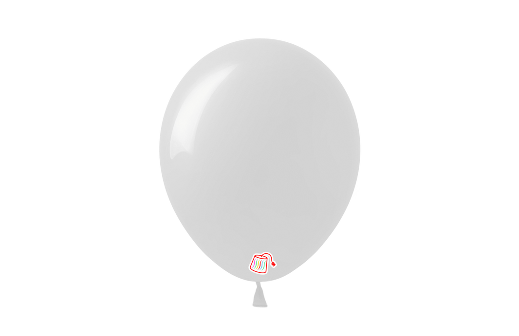 12" Latex White Balloon - 25pk