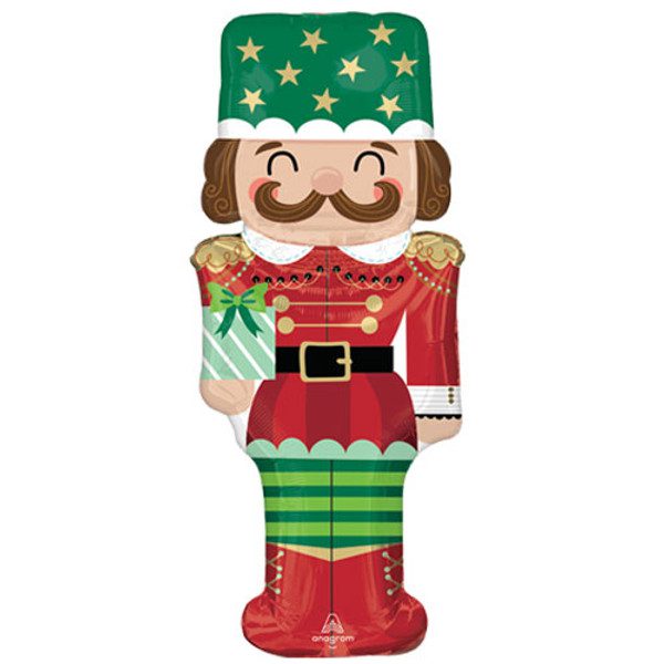 Nutcracker Shape 34" Mylar Balloon