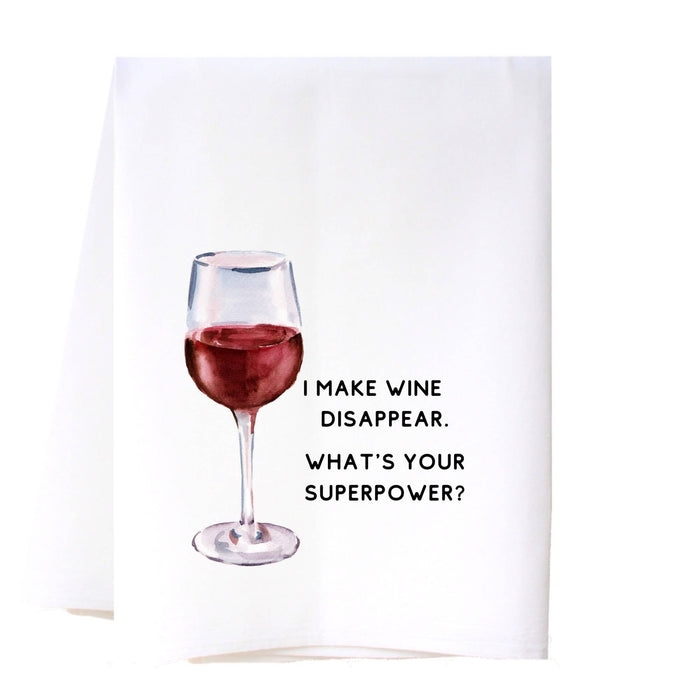Wine Disappear Kitchen Towel