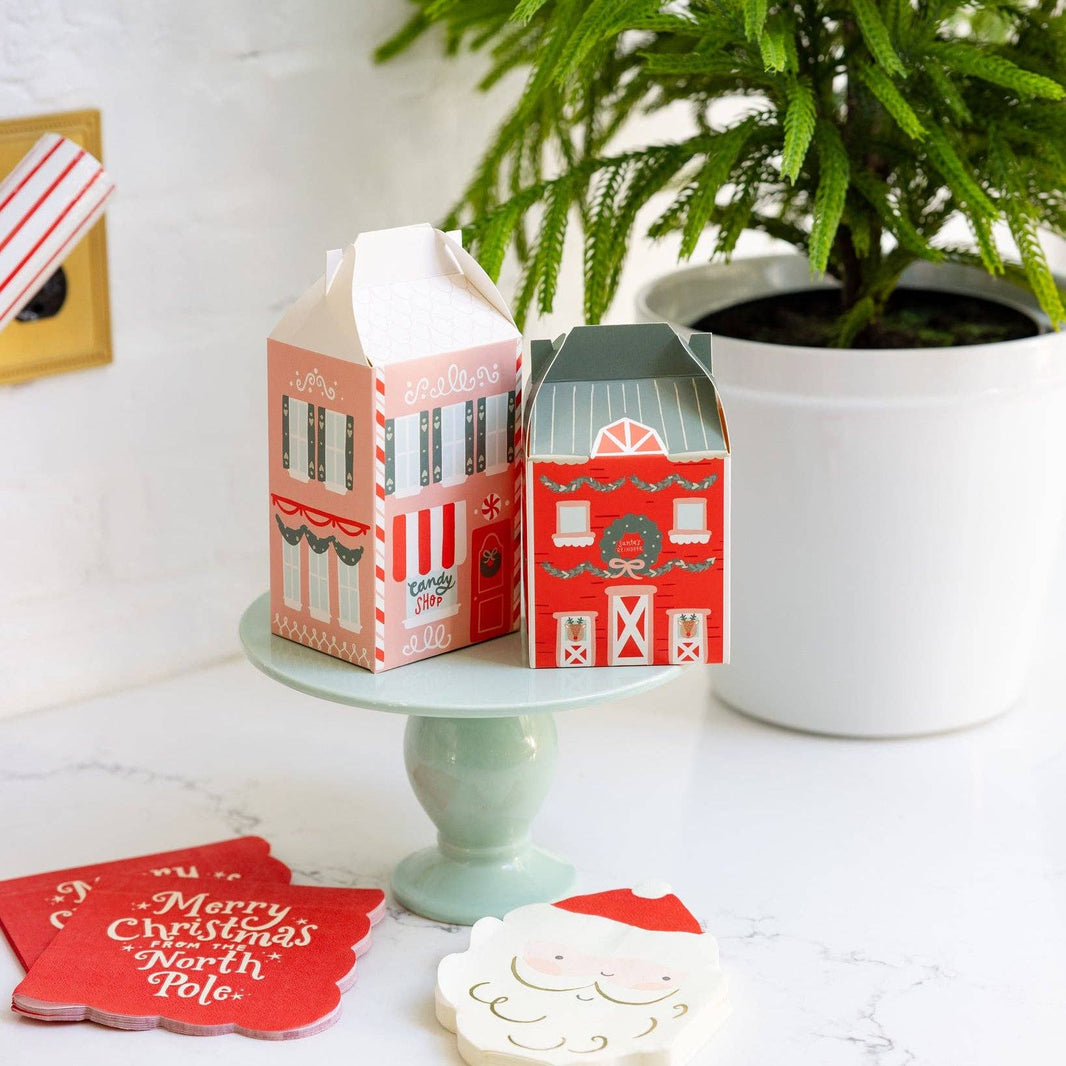 Merry Christmas North Pole Cocktail Napkins - 24CT