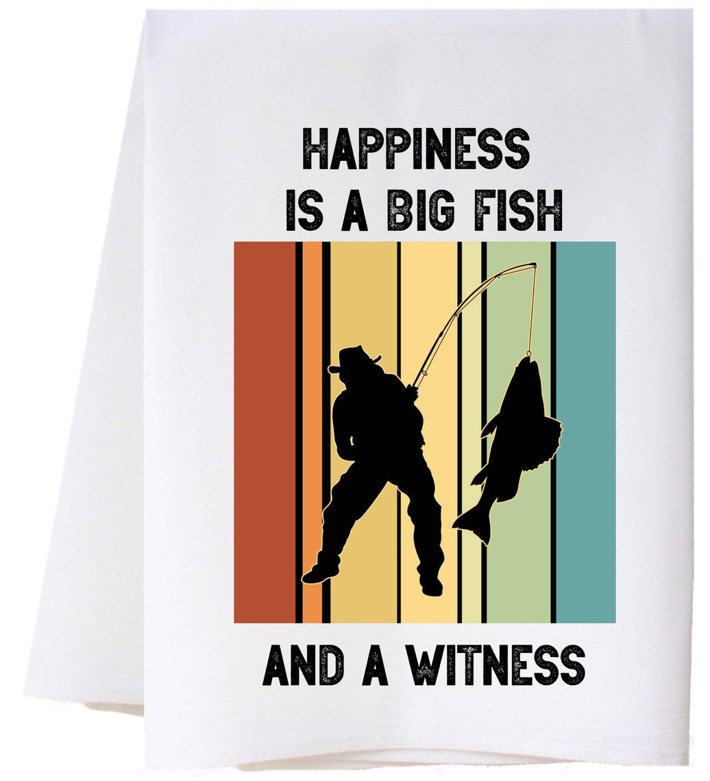Fishing Witness Kitchen Towel
