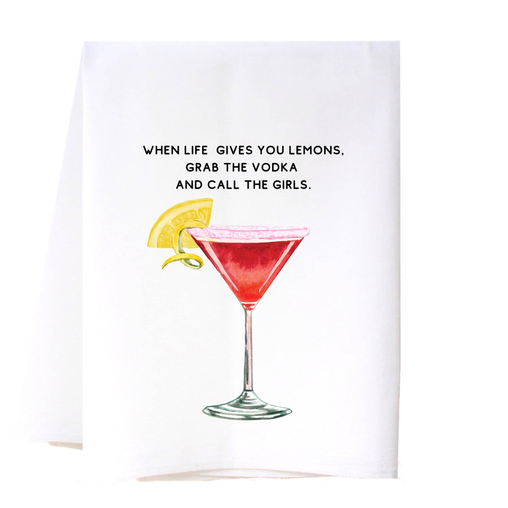 Lemons - Cosmo Tea Towel