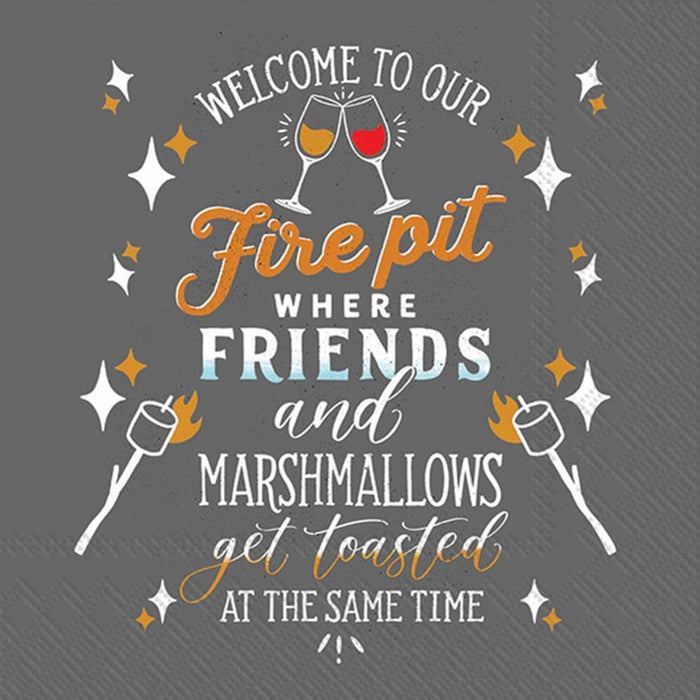 Firepit Roasting Cocktail Napkins - 20CT