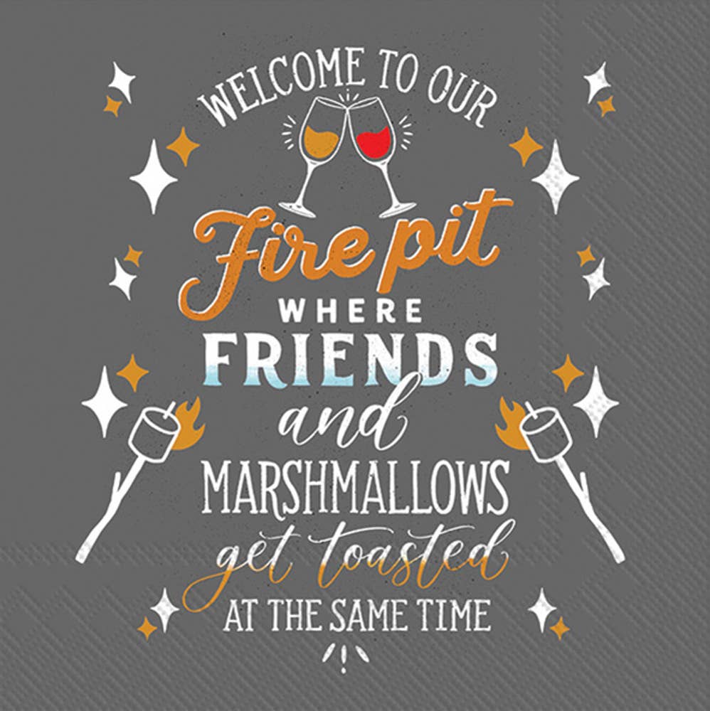 Firepit Roasting Cocktail Napkins - 20CT
