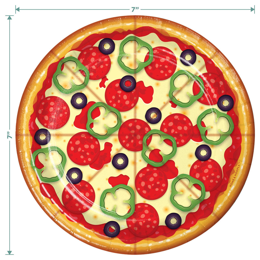 Pizza Party Plates - 16CT