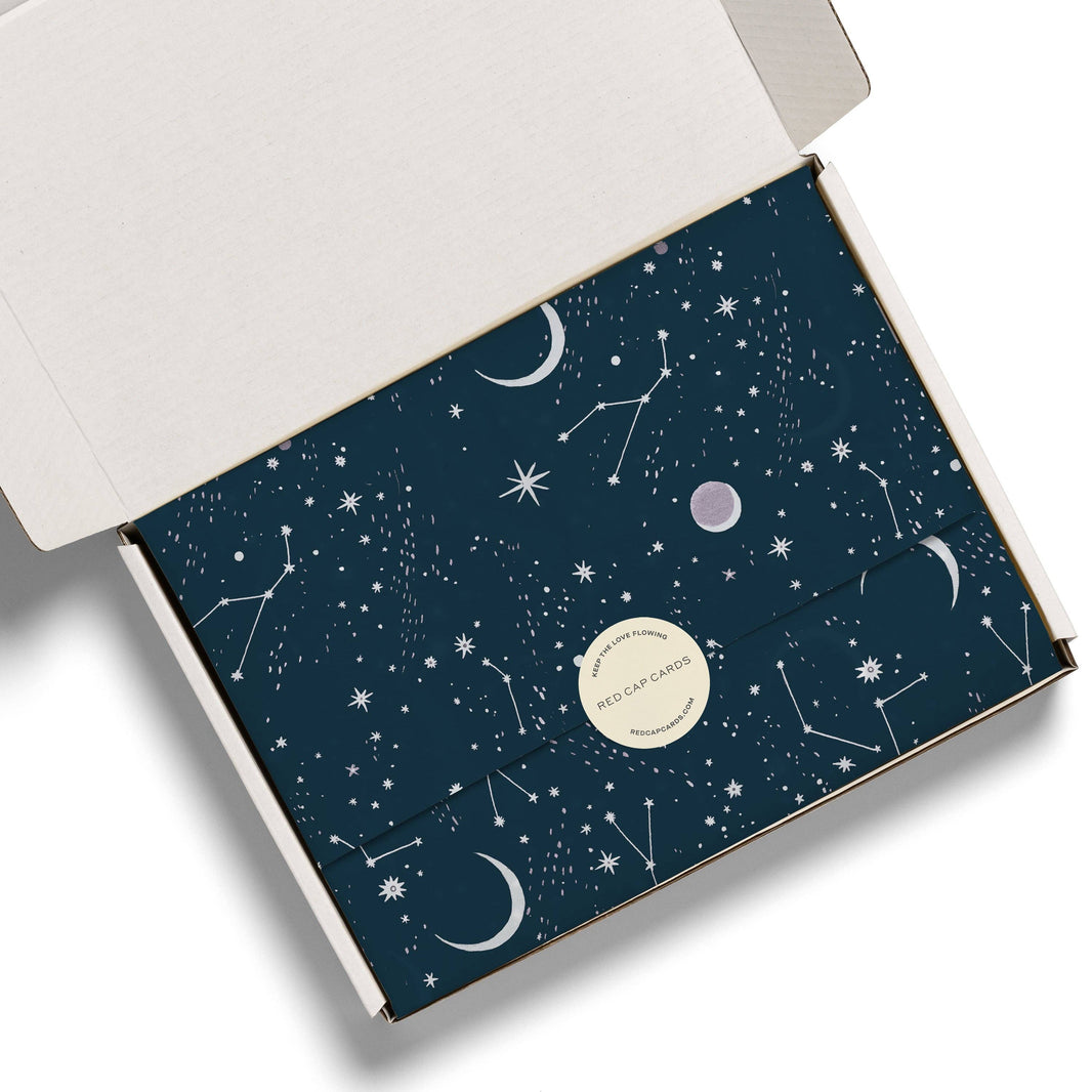 Moon and Stars Tissue Paper - 5 Sheets