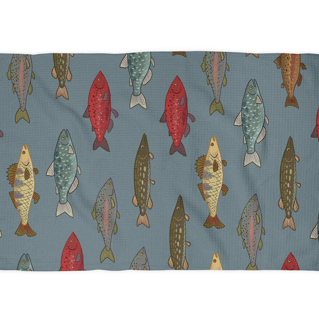 Fishing Kitchen Towel