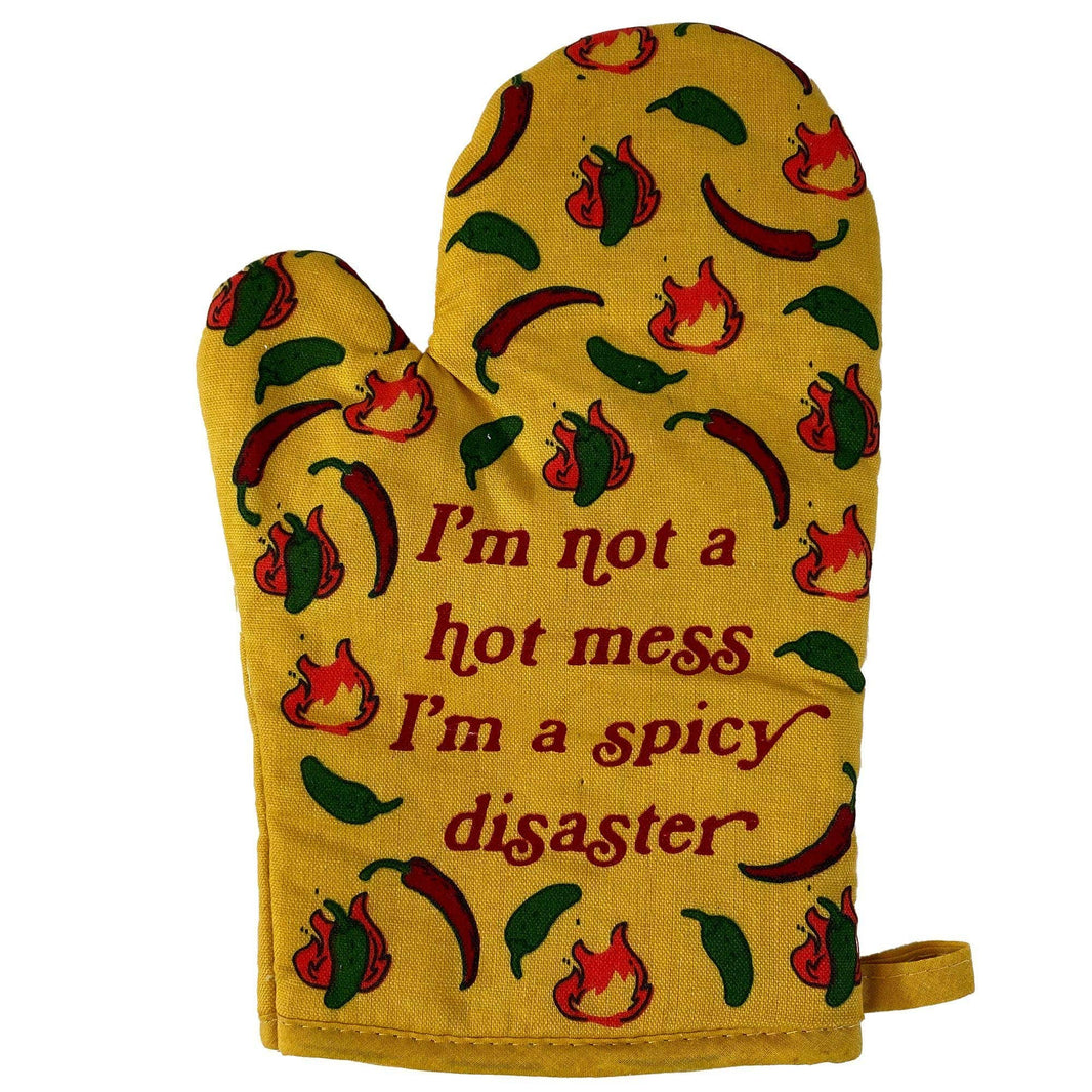 Spicy Disaster Oven Mitt Funny Pot Holder