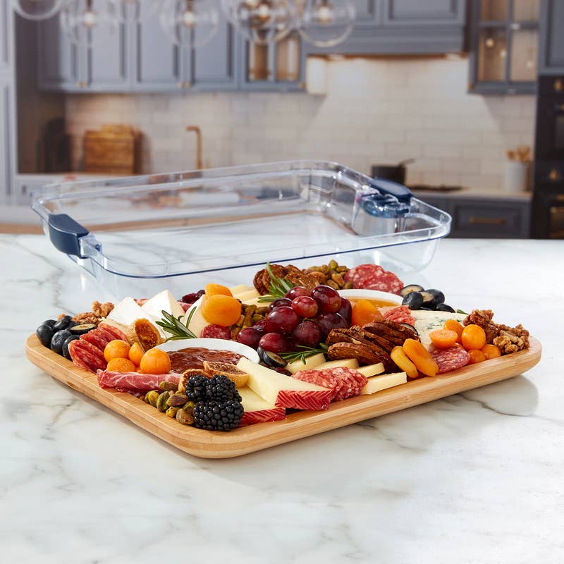 11x14 Navy Handle Charcuterie Build A Board