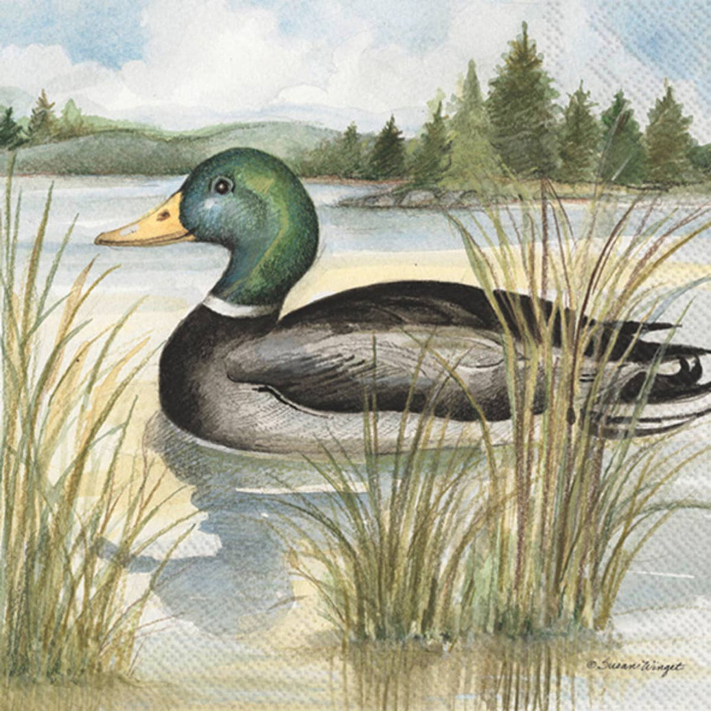 Mallard Duck Cocktail Napkins - 20CT