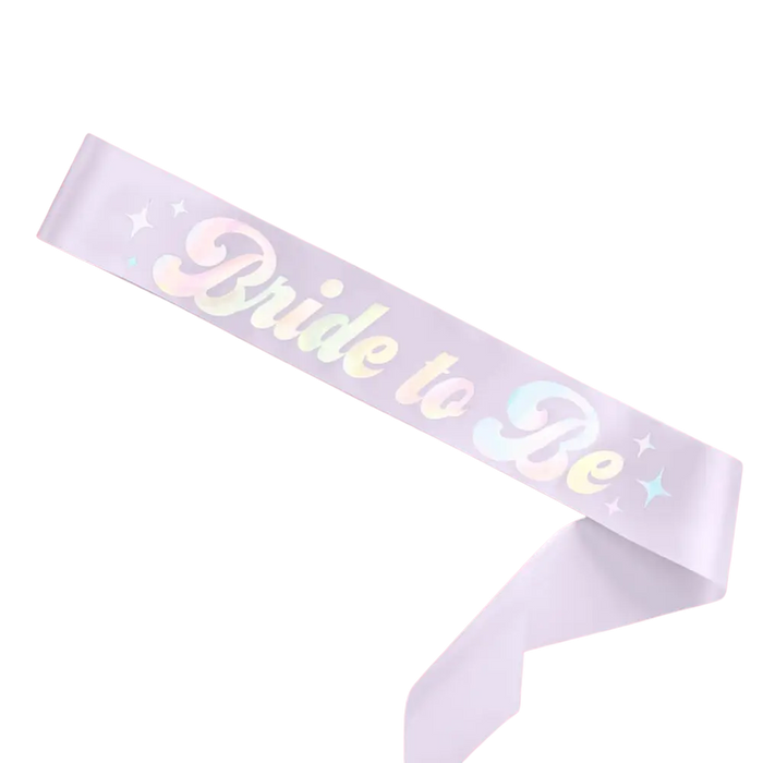 Bride to Be Disco Sash