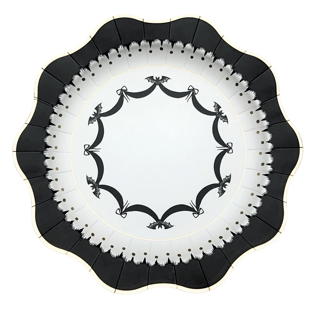 Elegant Halloween Dinner Plates 8CT