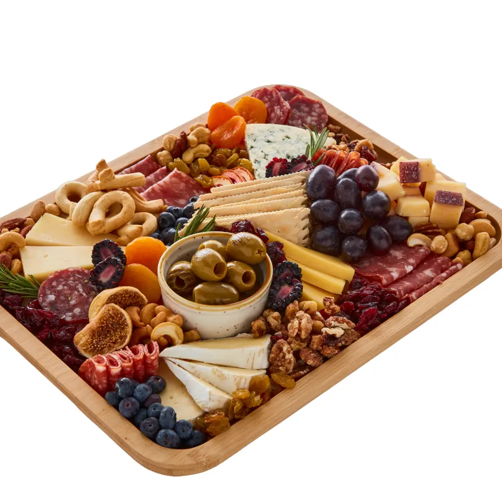 Make and Take Bamboo Board - Large Black Handles