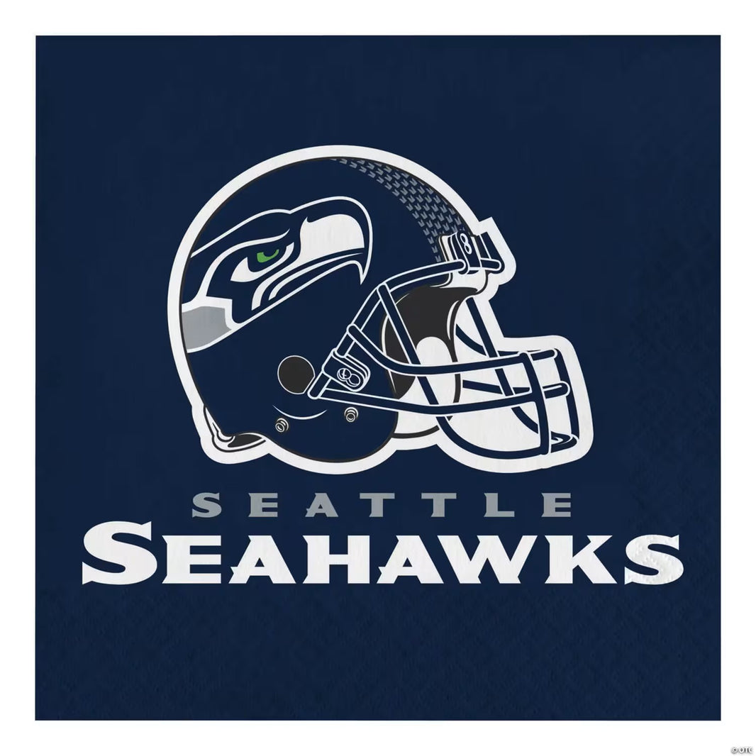 Seattle Seahawks Licensed Luncheon Paper Napkins - 16CT