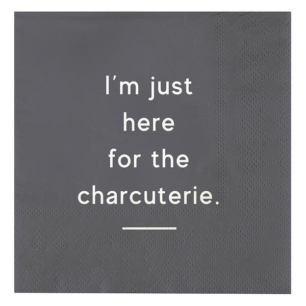 Just Here for the Charcuterie Cocktail Napkins 20CT