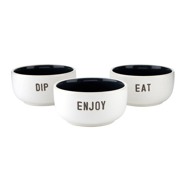 Ceramic Dip Bowl Set