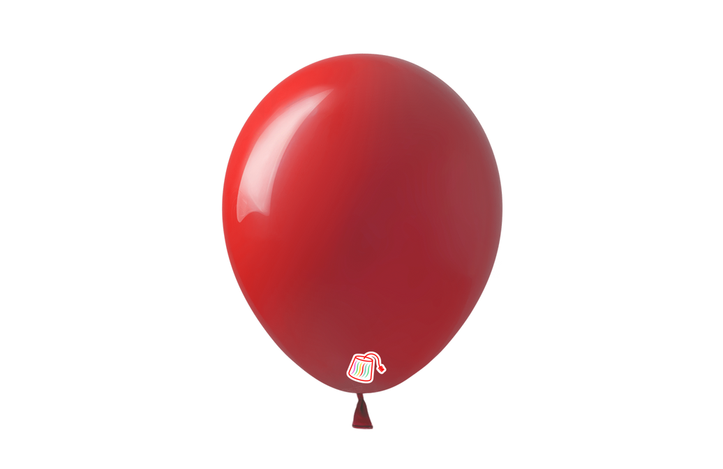 12" Latex Red Balloon - 25pk