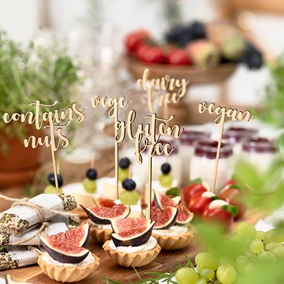 Special Food Toppers - Set of 5