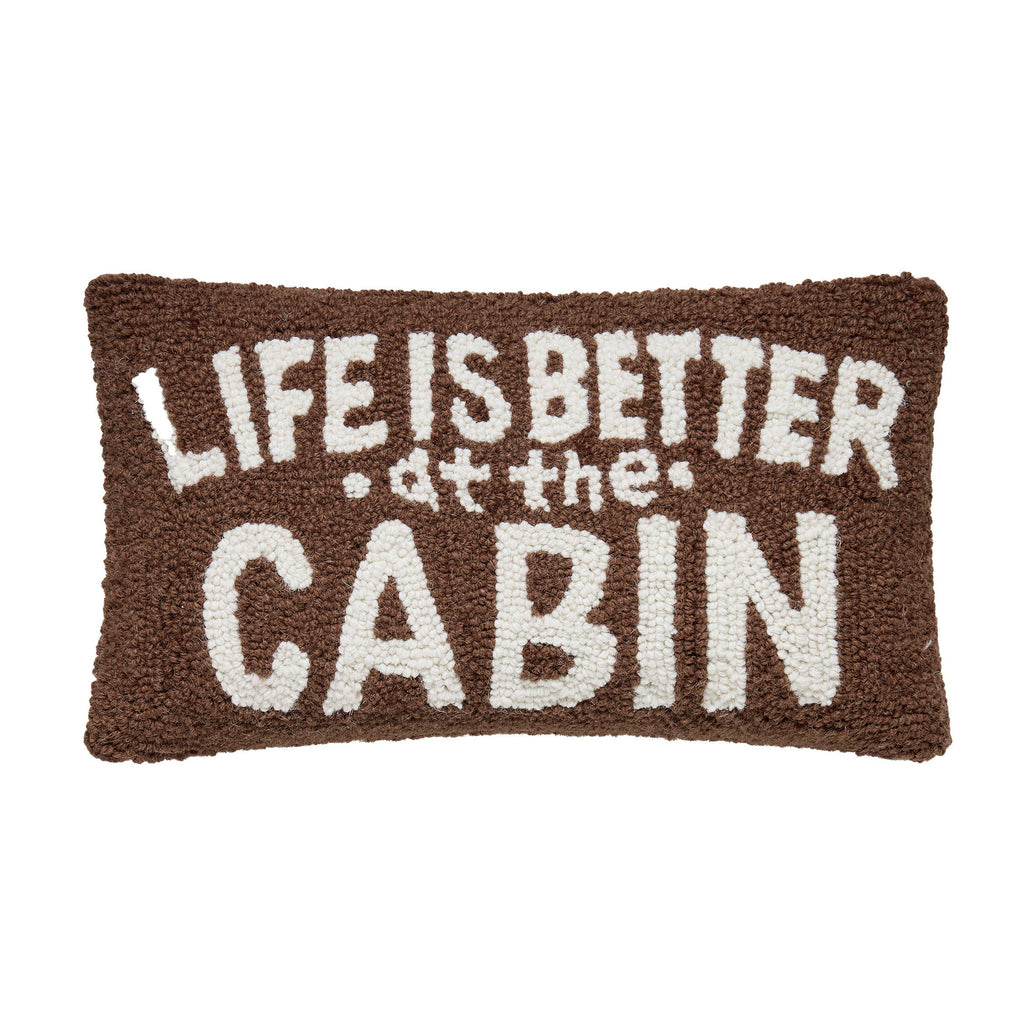 Life On Cabin Hook Pillow
