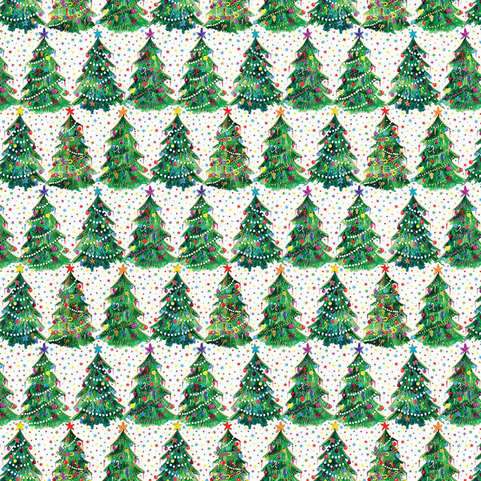 Christmas Trees Gift Wrap Roll