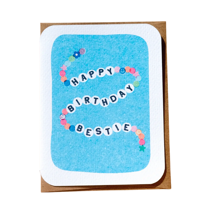 Happy Birthday Bestie Card