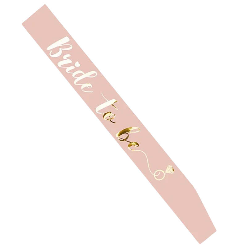 Bride To Be Light Pink Sash