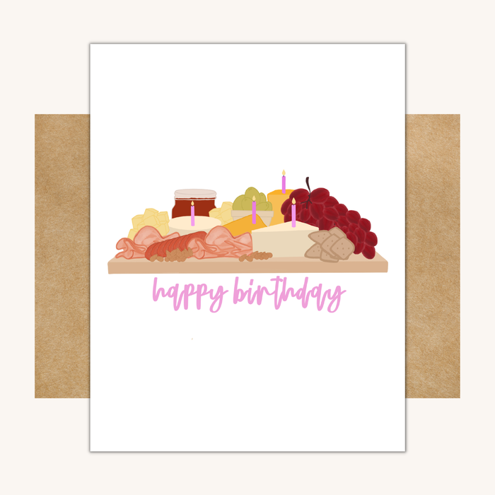Charcuterie Birthday Card