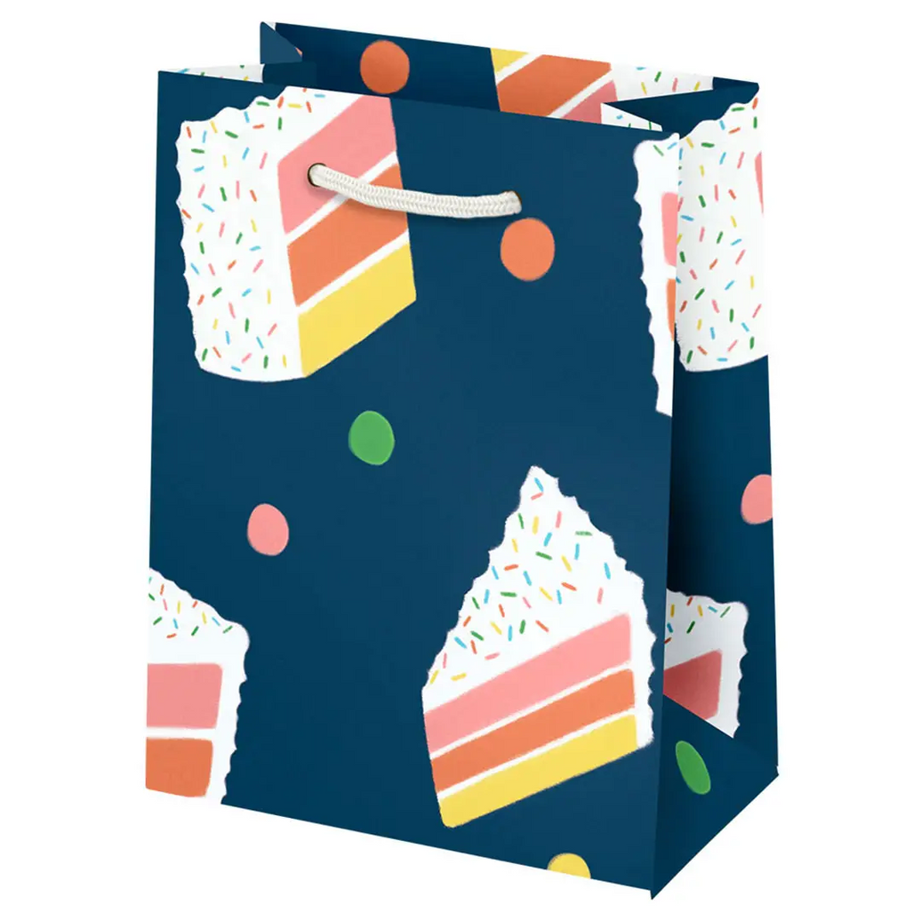 Birthday Cake Slice Small Gift Bag
