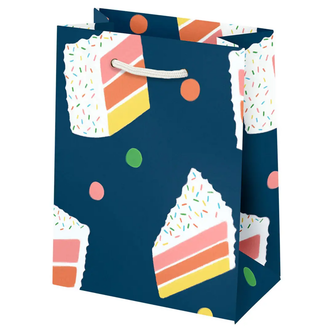 Birthday Cake Slice Small Gift Bag