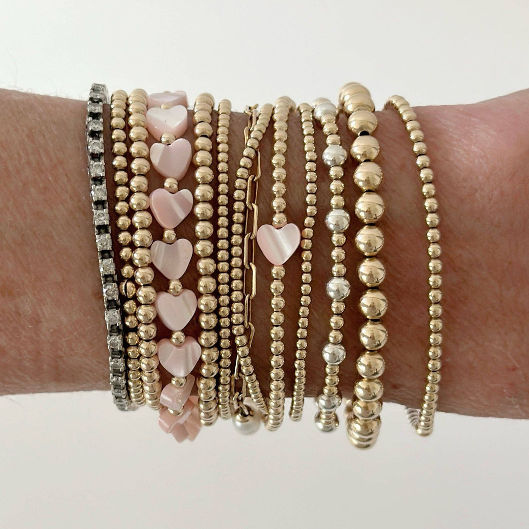Pippa Sweet Pink Bracelet - Solo Heart
