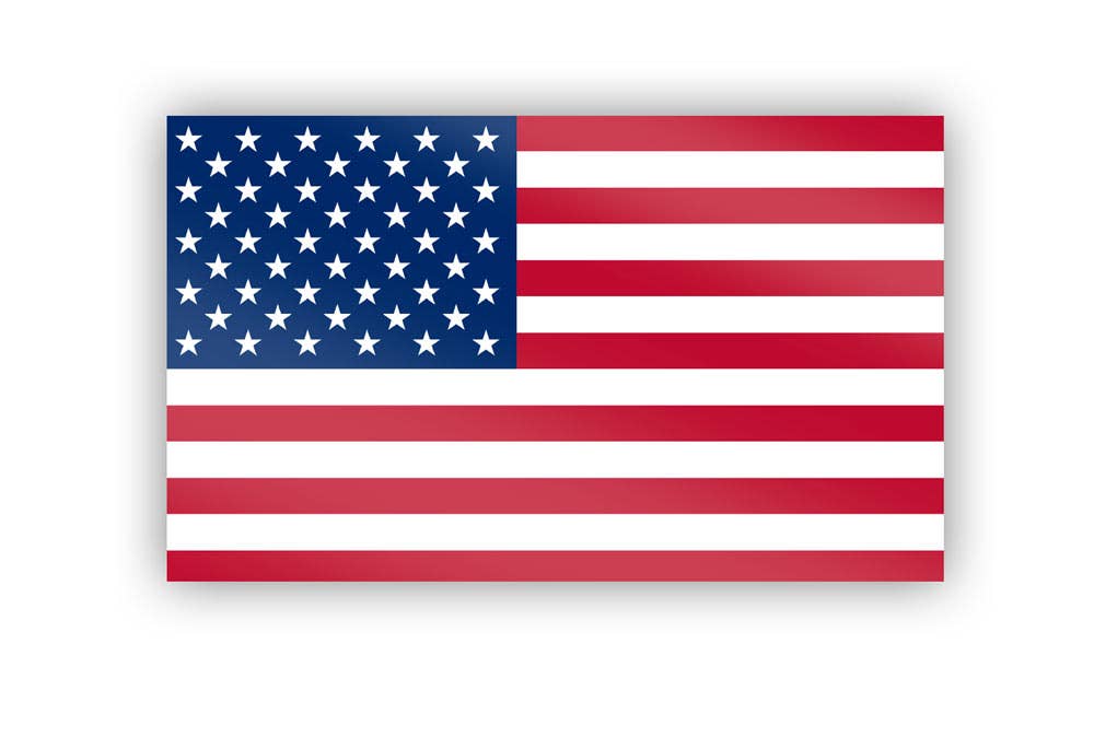 United States of America (USA) Flag Sticker