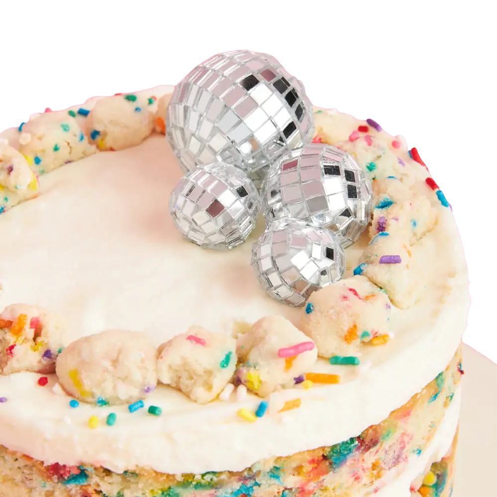 Disco Ball Cake Toppers