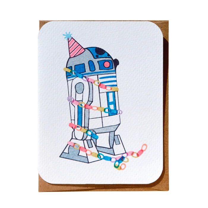 Droid Birthday Card