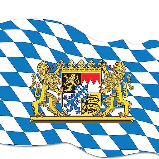 Bavarian Flag Cutout