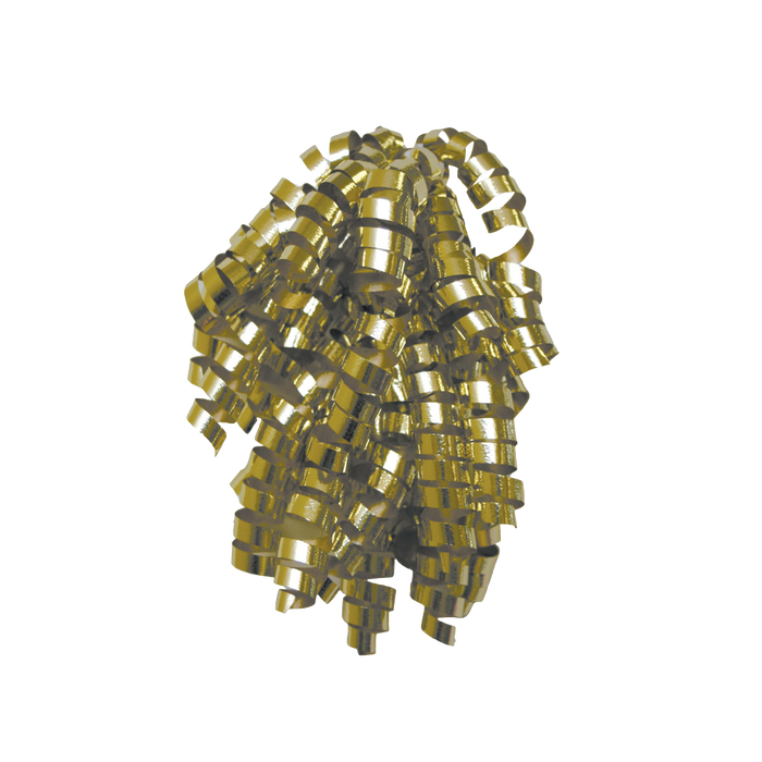 Gold Curly Ribbon
