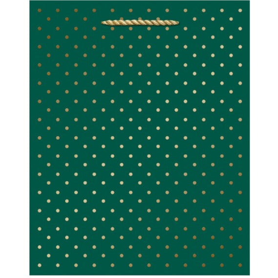 Swiss Dots Medium Gift Bag - Green
