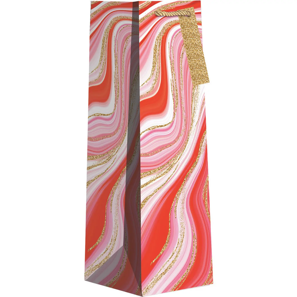 Peppermint Bark Bottle Bag