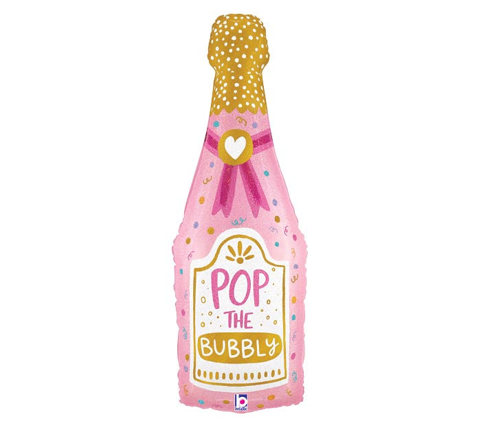 Pop The Bubbly 37" Mylar Balloon