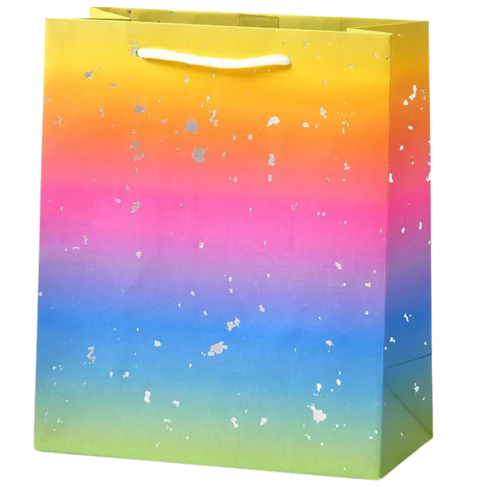 Ombre Rainbow Fleck Medium Gift Bag
