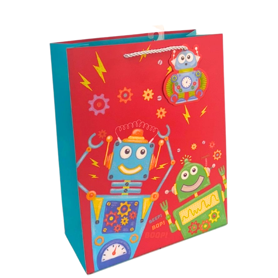 Robot Large Gift Bag