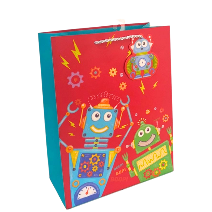 Robot Large Gift Bag