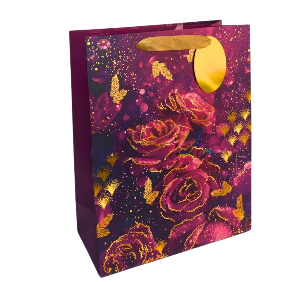 Rose Gold Foil Large Gift Bag