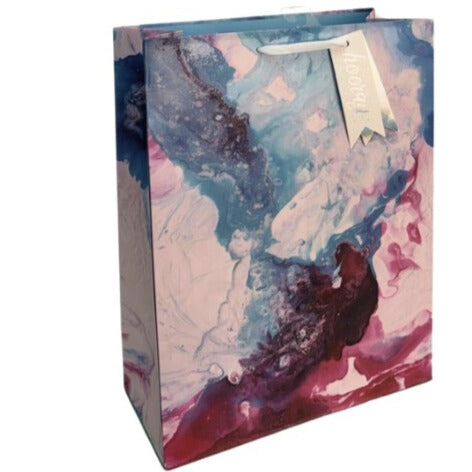 Turquoise Watercolor Small Gift Bag