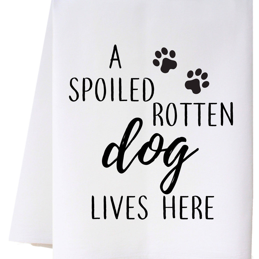 Dog Lives Here Kitchen Towel